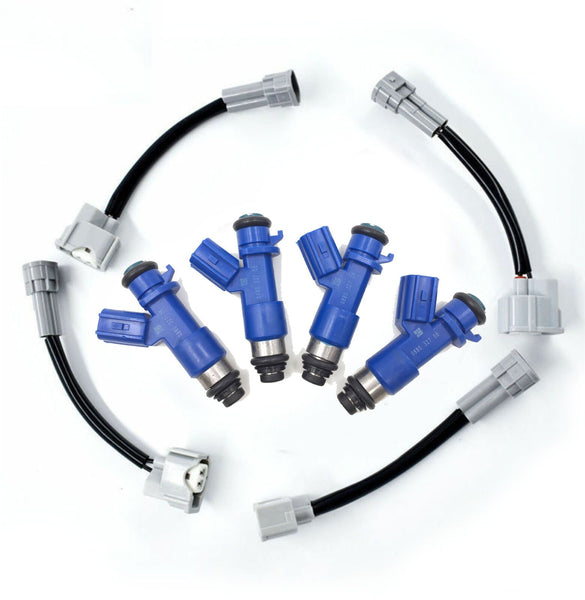 Denso 410cc Fuel Injectors W/Adapters For Honda Acura RDX 16450RWCA01